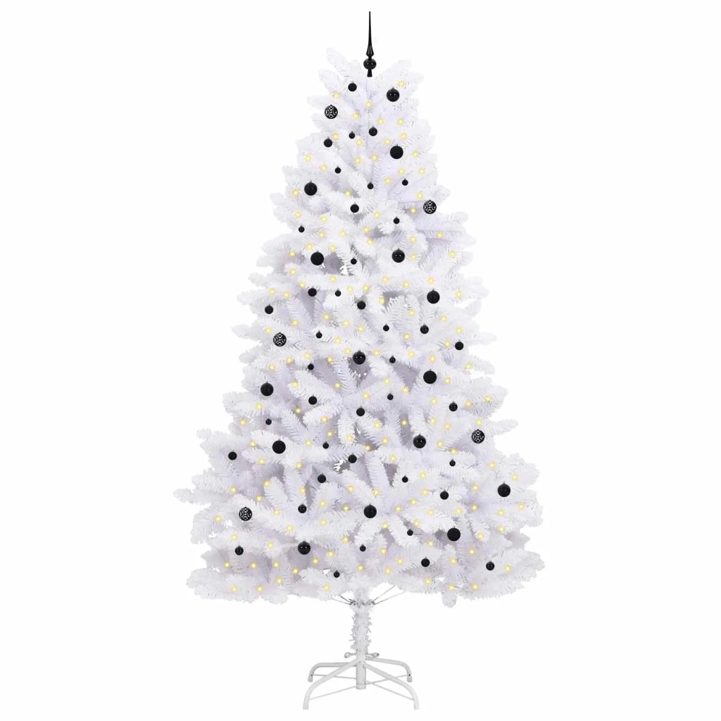 Albero di Natale Artificiale con Rami Pieghevoli Bianco 300 cm 3426631
