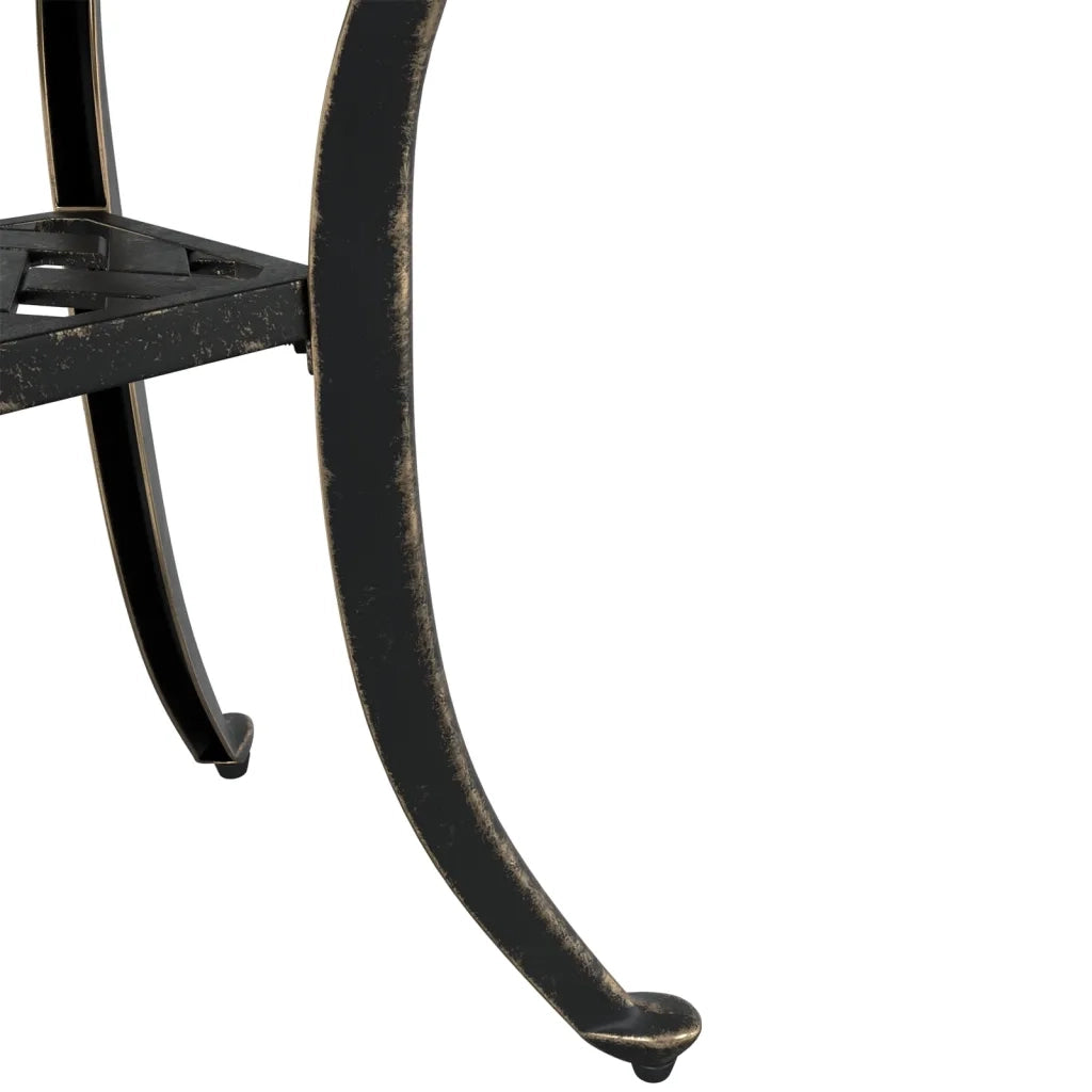 Tavolo da Giardino Bronzo 53x53x53 cm in Alluminio Pressofuso 4002815