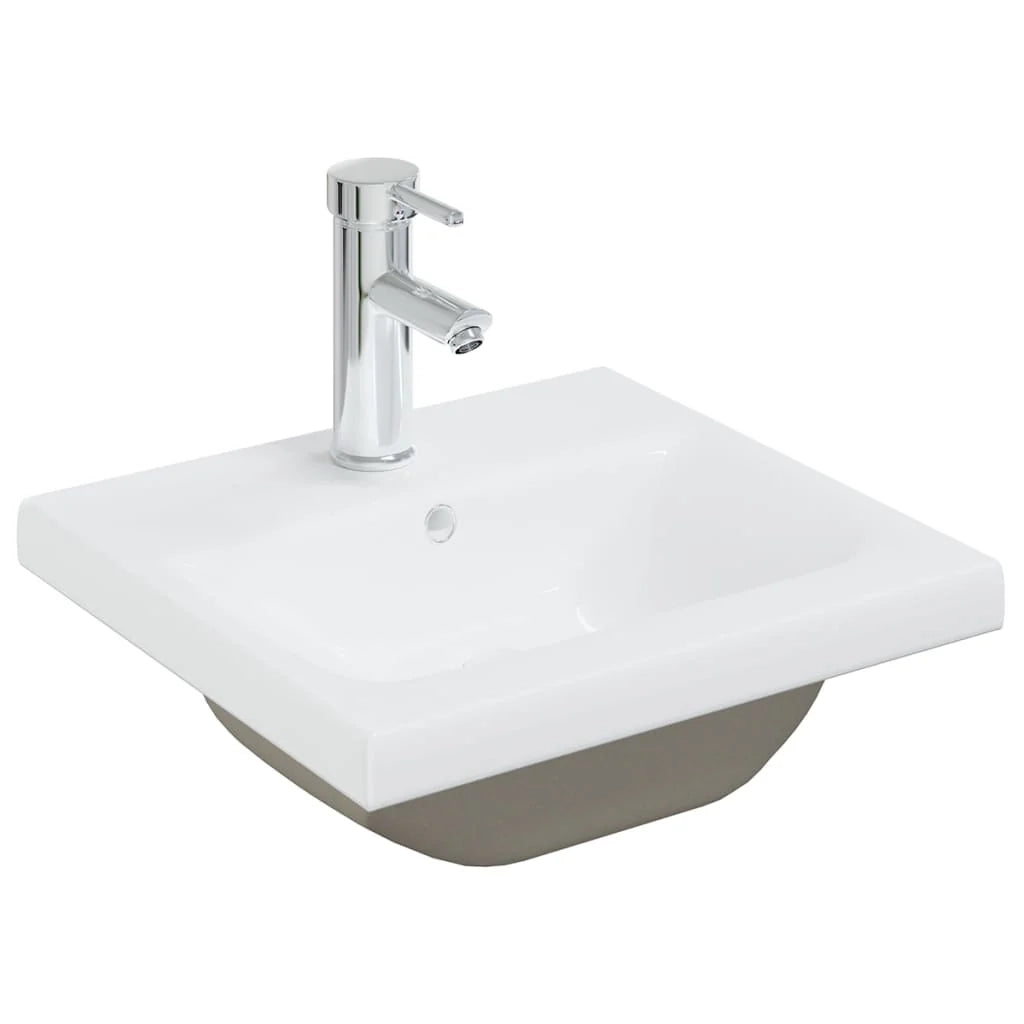 Mobile lavabo con lavabo integrato 41 x 38,5 x 46 cm truciolare bianco 02_0006430