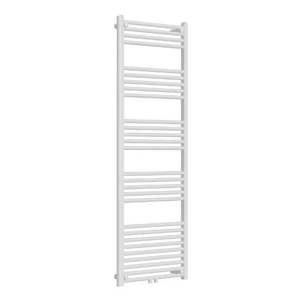 Radiatore scaldasalviette da bagno acciaio 160 x 60 cm bianco 03_0010429