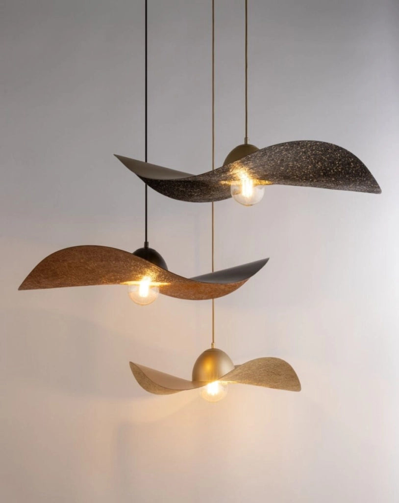 Lampada a sospensione Kapello nera oro Ø55 E27 Sigma
