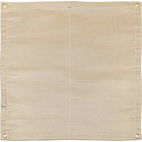 Mat di protezione per fuoco esterno 50x50 cm, mat per griglia, mat resistente al calore, mat per tavola da barbecue, protegge terrazza, giardino, pavimento e prato.