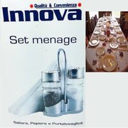 Trade Shop - Saliera Pepiera Portatovaglioli Cestello Cucina Servire Tavola Portaspezie -