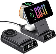 Oplader 4 in 1 Mag-Safe - Stazione di Ricarica iPhone - Ricarica Portatile Opaca - Per Stazione di Ricarica Apple Watch