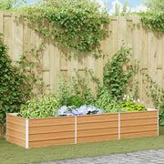 Letto rialzato da giardino Marrone Chiaro 240 x 80 x 45 cm