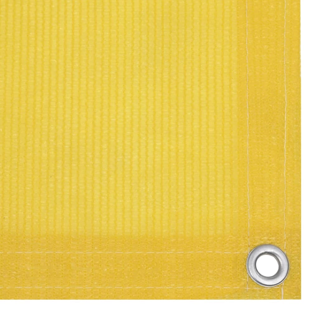 Schermo per balcone schermo per la privacy 75 x 600 cm HDPE giallo 02_0010197