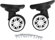 Vite da ruote 360° rotazionali in ABS - Silenziose - Incluso set di 12 viti di fissaggio - Altezza totale 9,5 cm