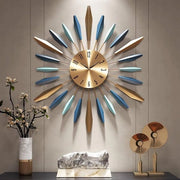 Orologio Decorativo in Stile Mid-Century, Moderno, Silenzioso e Senza Tocco per Soggiorno, Camera da Letto, Cucina, Ufficio