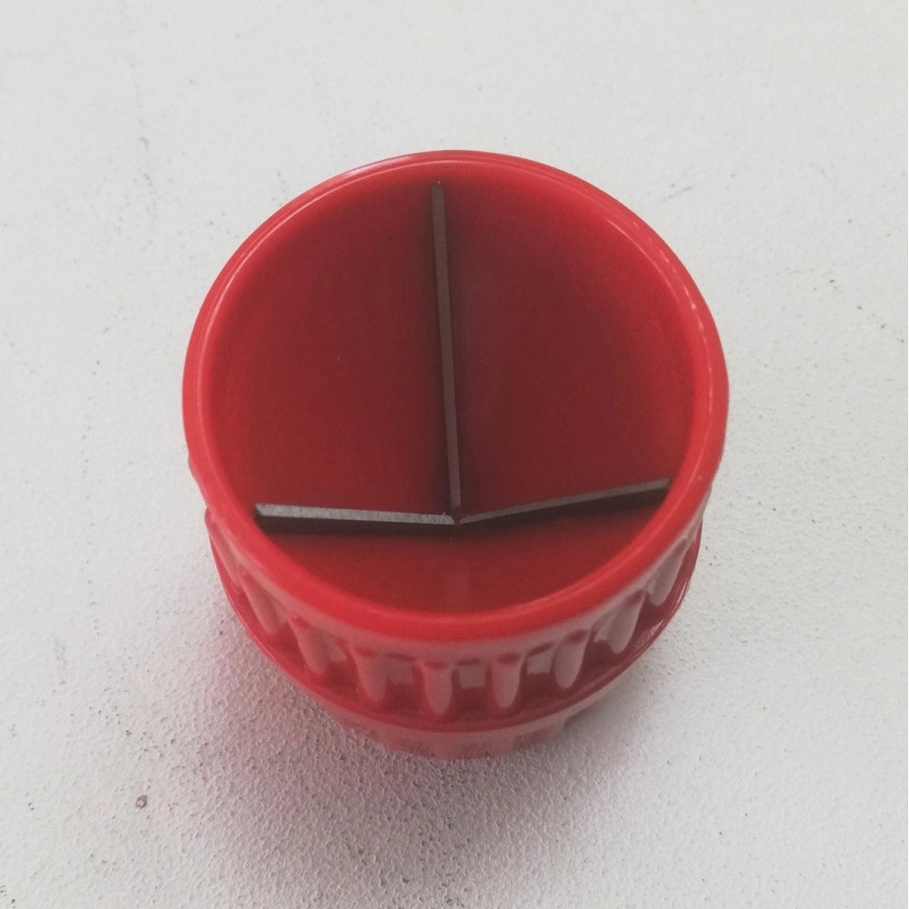 Calibratore svasatore manuale con lame per tubo rame alluminio e plastica