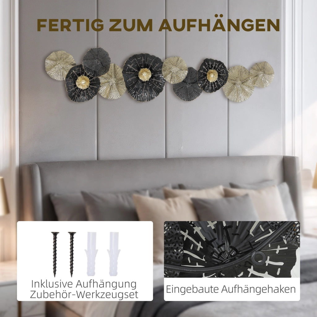 Quadro decorativo ¨C zephmum ¨C Cornice metallo nero oro