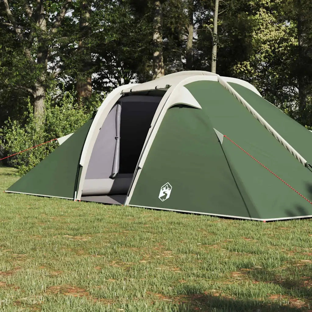 Tenda tunnel con tetto-Tenda da campeggio Verde 510 x 240 x 156 cm taffet¨¤