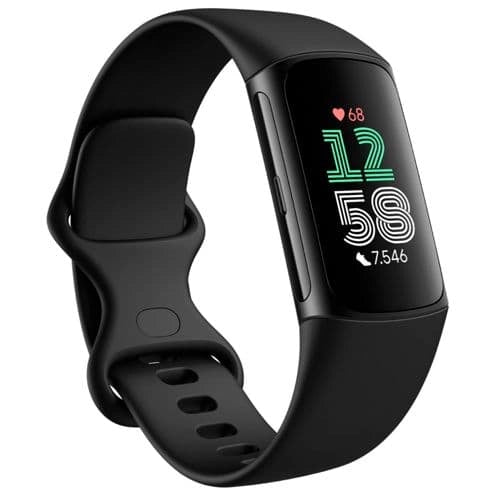 Fitbit Charge 6 braccialetto obsidian/nero