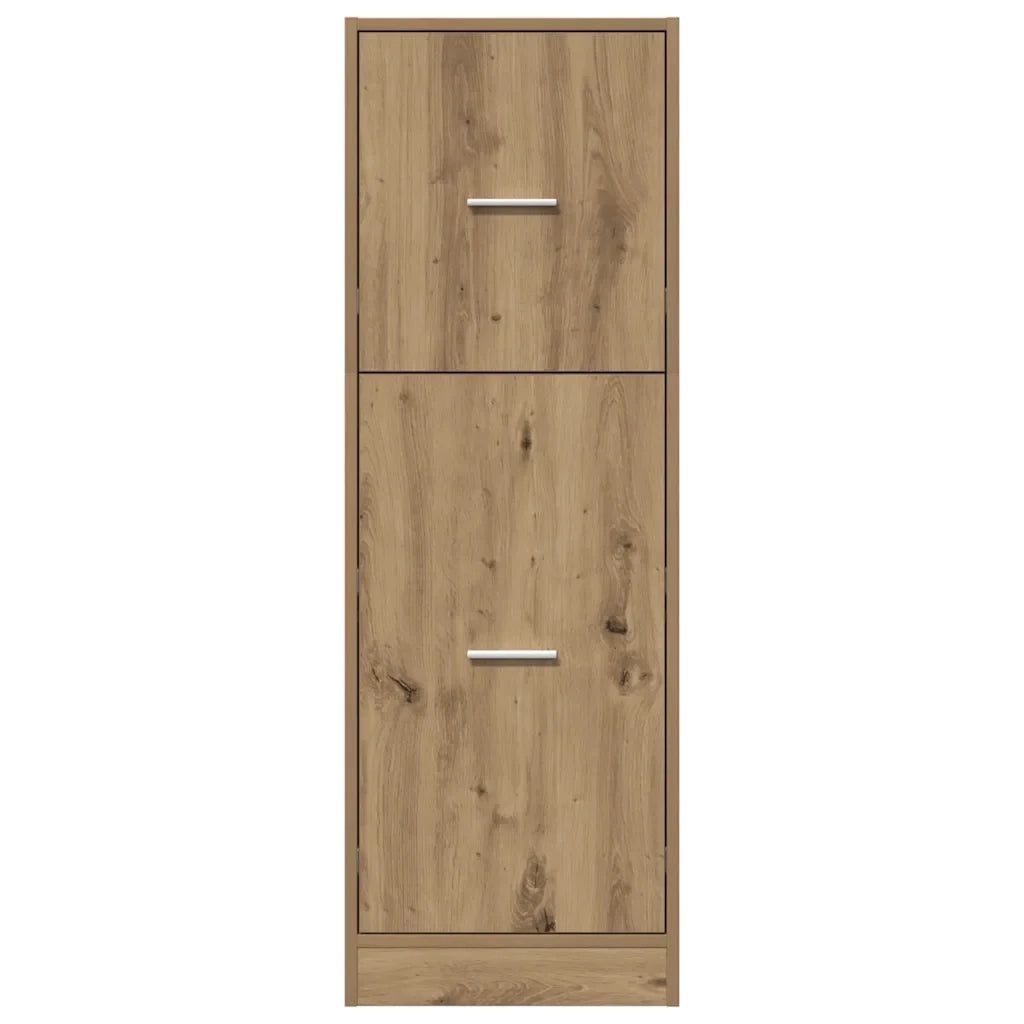 Mobiletto multifunzionale da farmacia per la cucina 40 x 41 x 118 cm finitura in rovere ingegnerizzato realizzato artigianalmente 02_0050645