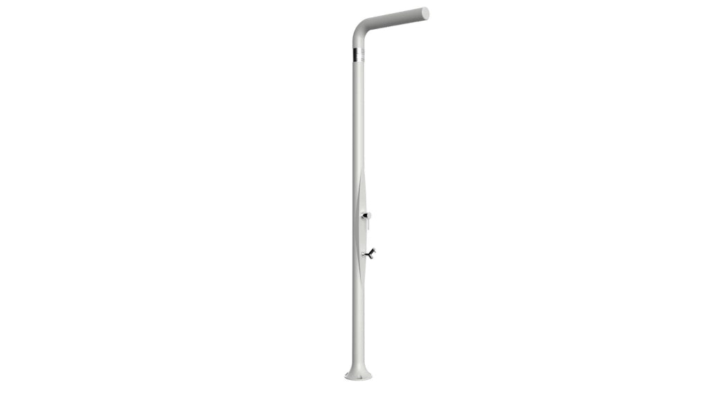 Doccia Tradizionale In Polietilene Funny Yang Con Miscelatore E Lavapiedi Colore Bianco Cv-T225/9003