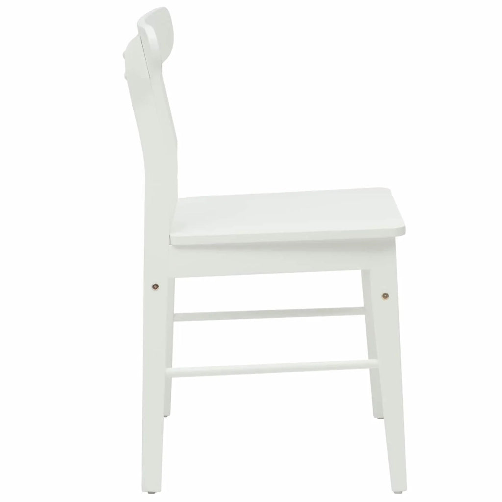 Sedia da pranzo 2 pz | Sedie da cucina Bianco 43 x 44,5 x 77 cm
