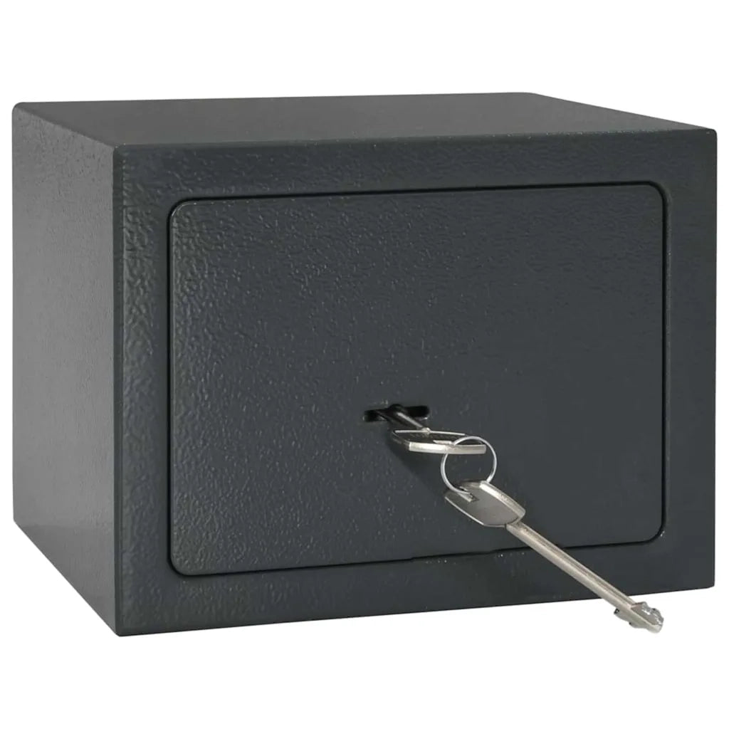 Cassaforte con blocco Grigio scuro 23 x 17 x 17 cm Acciaio CFW1530331