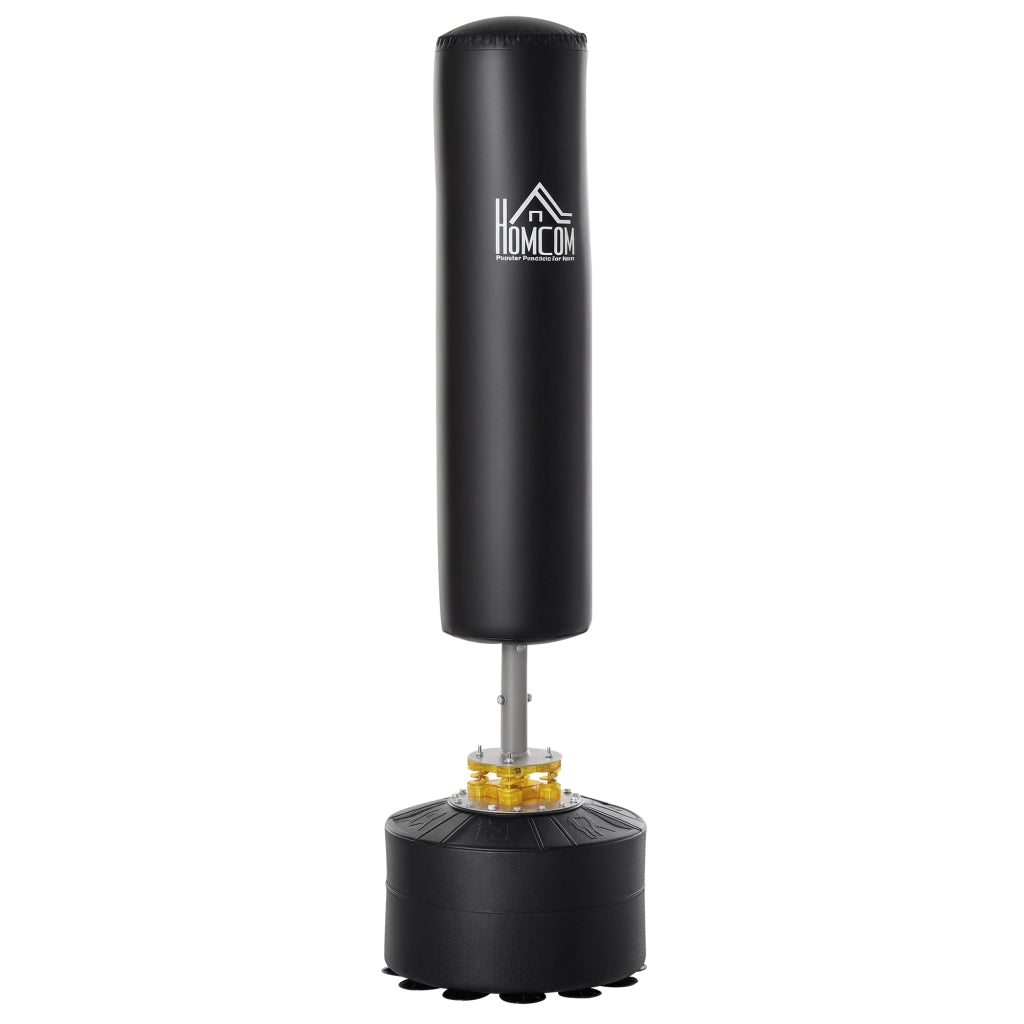Sacco da boxe per adulti regolabile in altezza ¨C zephmum ¨C 170 cm, 3 livelli, base nera