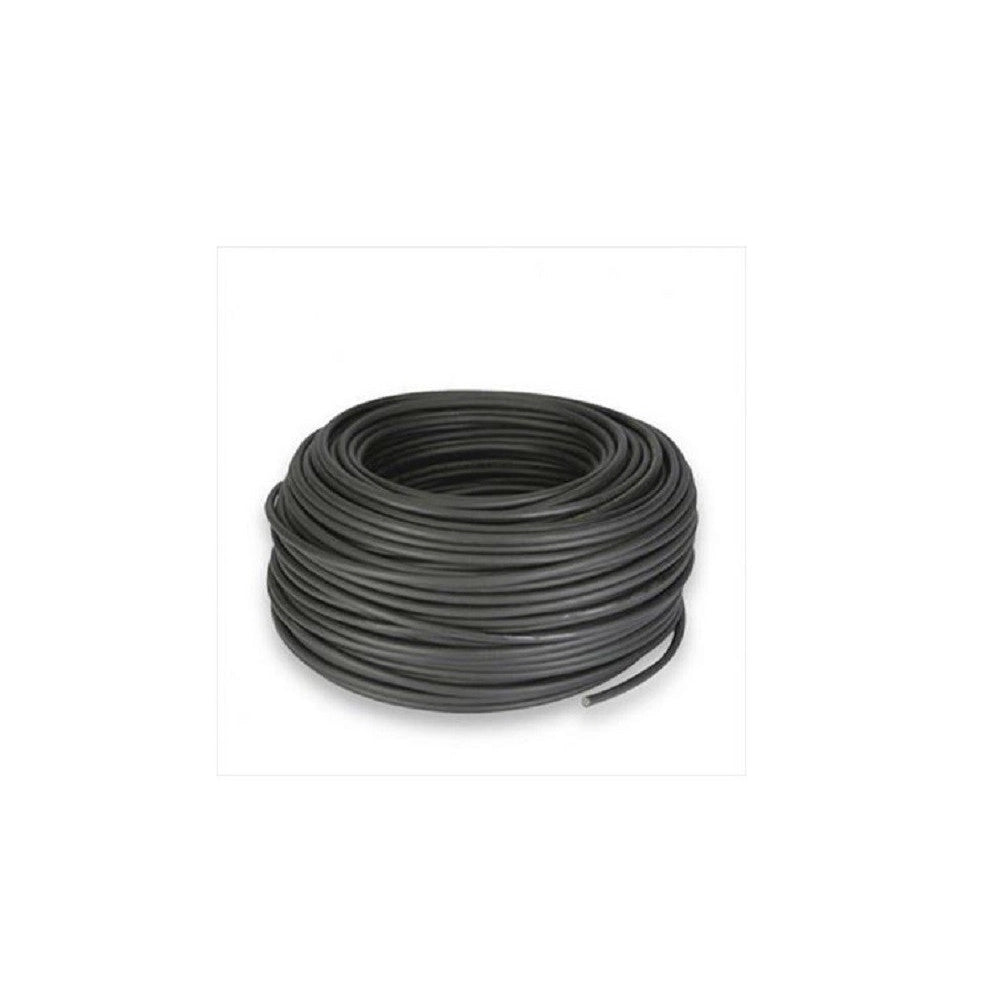 Trade Shop - Cavo Nero 100 Metri Isolato Unipolare 1 X 2,5 M2 Antifiamma Materiale Elettrico -