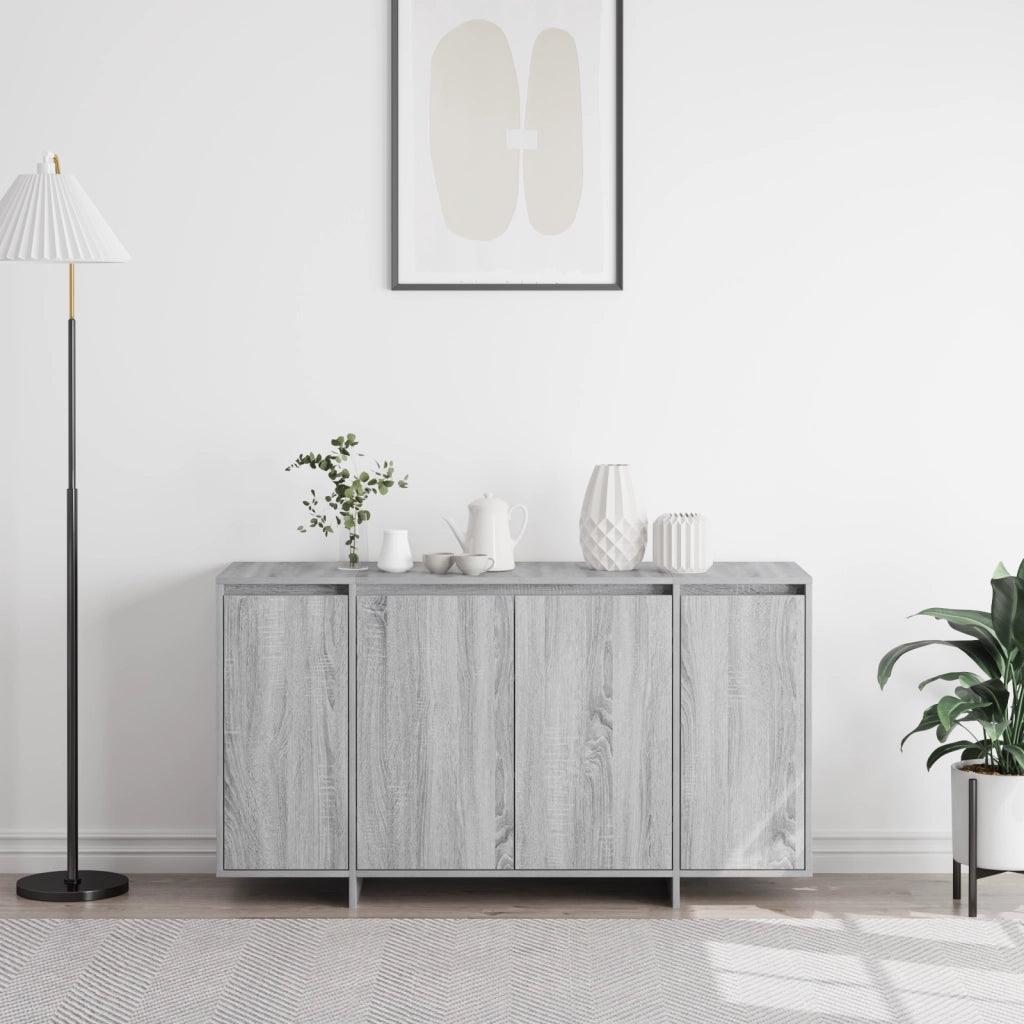 Credenza Grigia sonoma Legno ingegnerizzato 120 x 41 x 75 cm