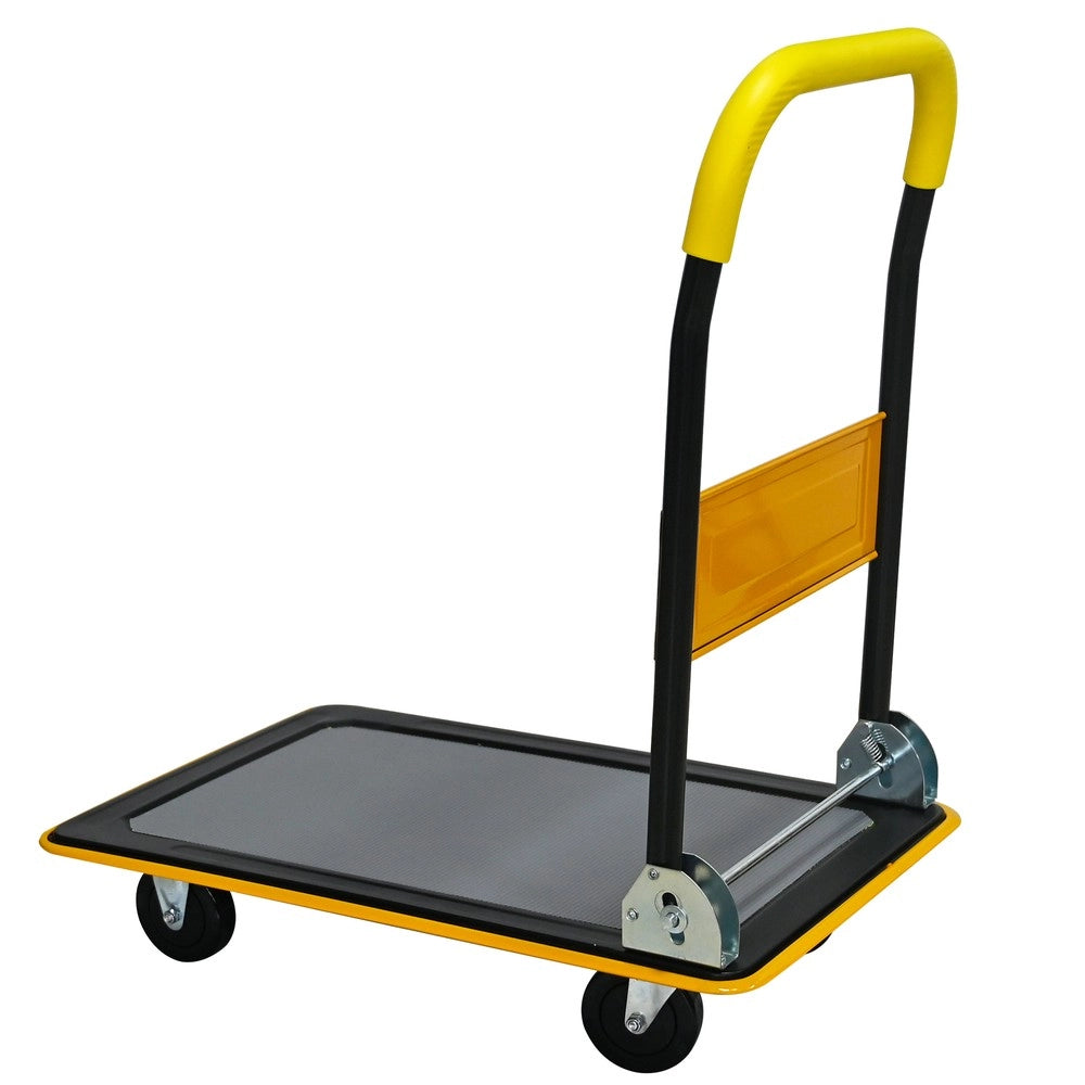 Carrello Piattaforma Pieghevole ¨C MINIMAL ¨C 150 kg, Ruote 360¡ã, Giallo