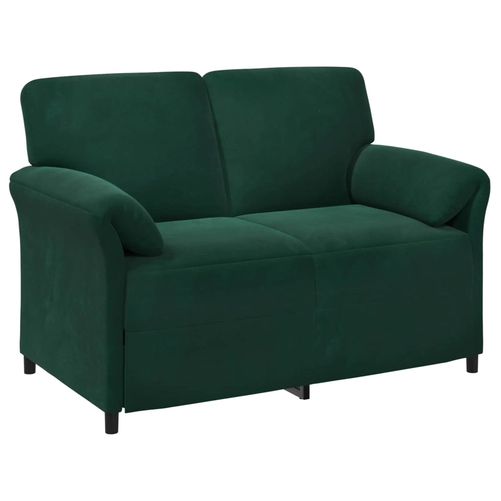 Set di divani 2 pz Verde Scuro Velluto 3424887