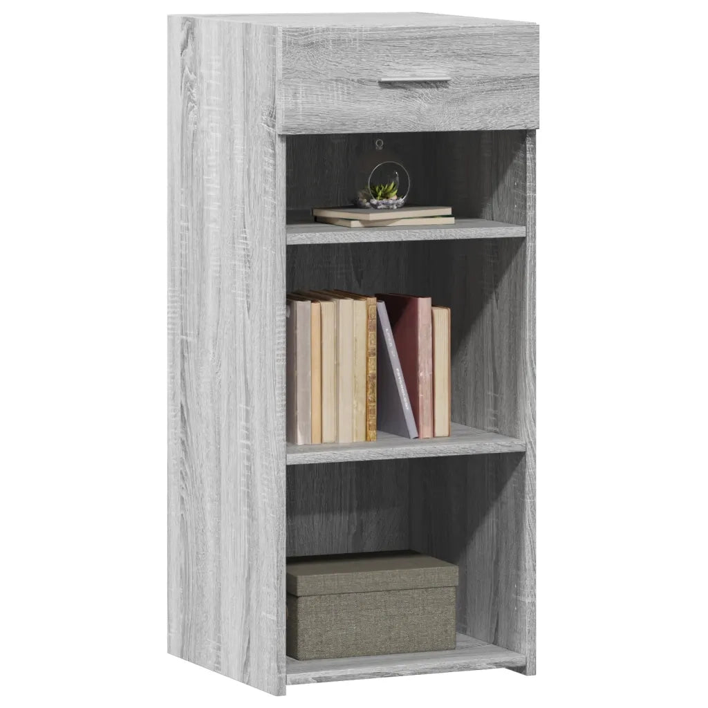 vidaXL Credenza Grigio Sonoma 40x42,5x93 cm in Legno Multistrato