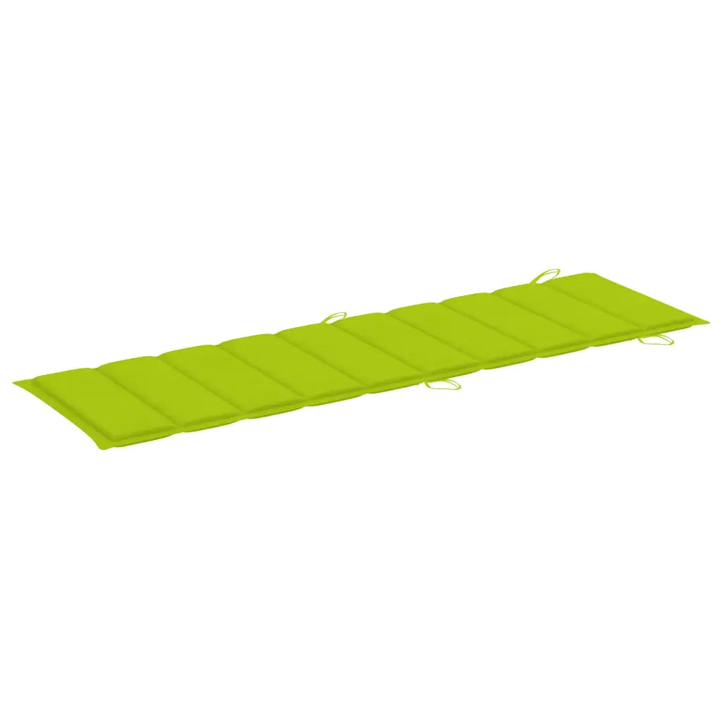 Sdraio 2 pz con Cuscini in Legno Massello di Acacia cod mxl 68150