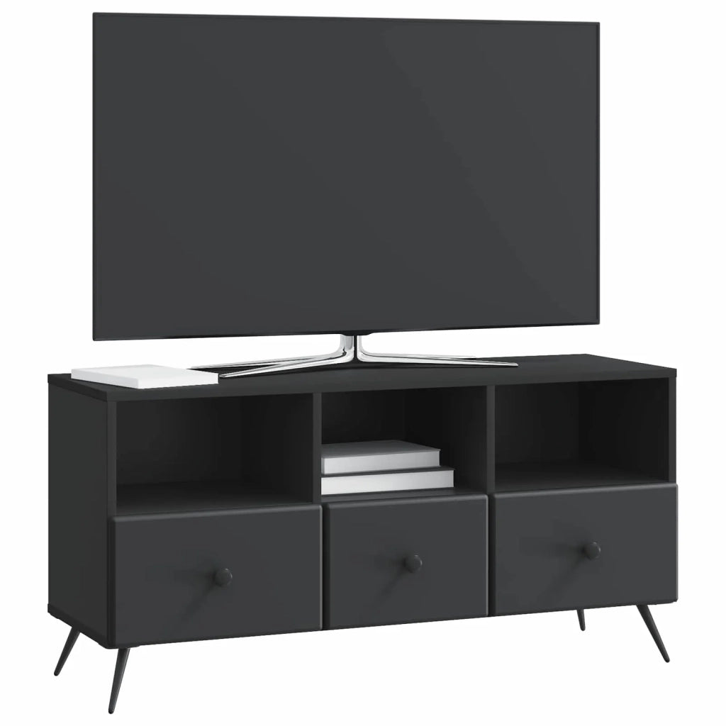 Mobile TV Nero 102 x 34,5 x 50 cm Legno ingegnerizzato 895596