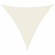 Parasole a Vela Oxford Triangolare 5x5x5 m Crema