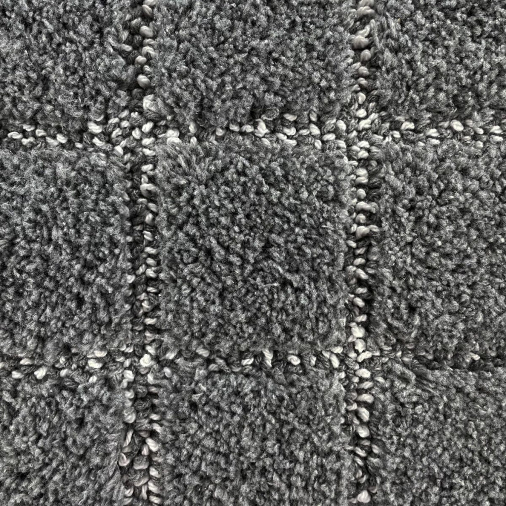 TAPPETO PLAZA 60X110CM PIOMBO IN COTONE