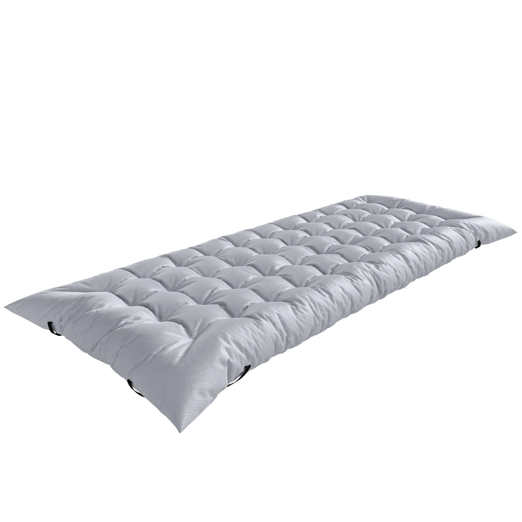 Materassino da campeggio pieghevole 8cm ¨C zephmum ¨C grigio chiaro 200x80 cm
