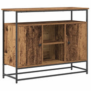Credenza | Madia | Buffet da pranzo | Armadio da pranzo Legno vecchio 100 x 35 x 80 cm Legno multistrato