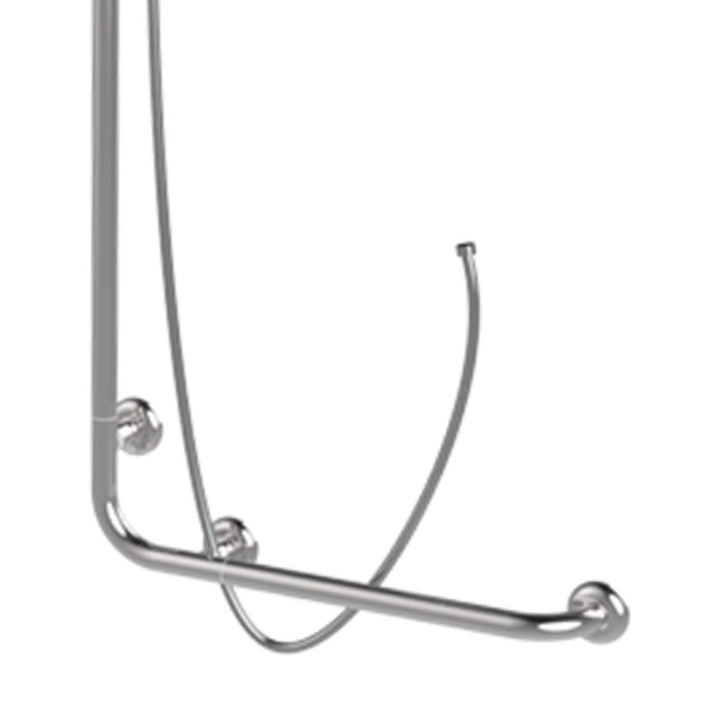 Goman maniglia angolare e laterale inox lucido