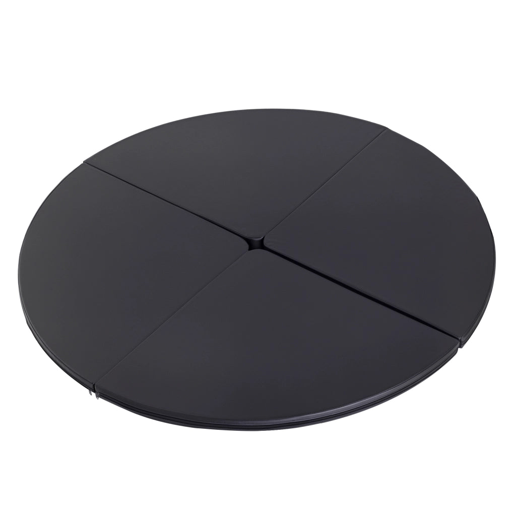 Tappetino per Pole Dance Pieghevole ¨C Zephmum ¨C Nero Plastica ? 150 cm Spessore 5 cm
