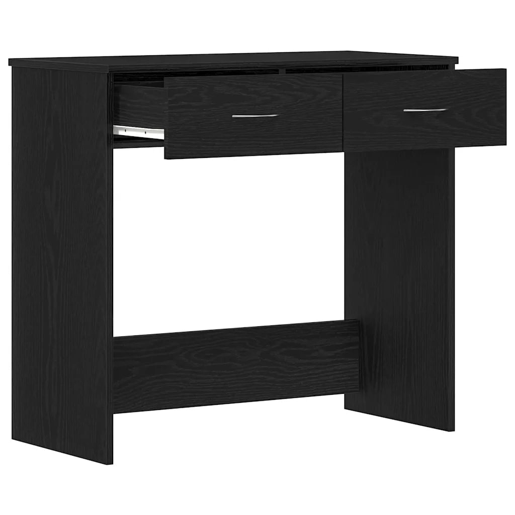 Scrivania Rovere Nero Legno ingegnerizzato 80 x 40 x 75 cm 862480