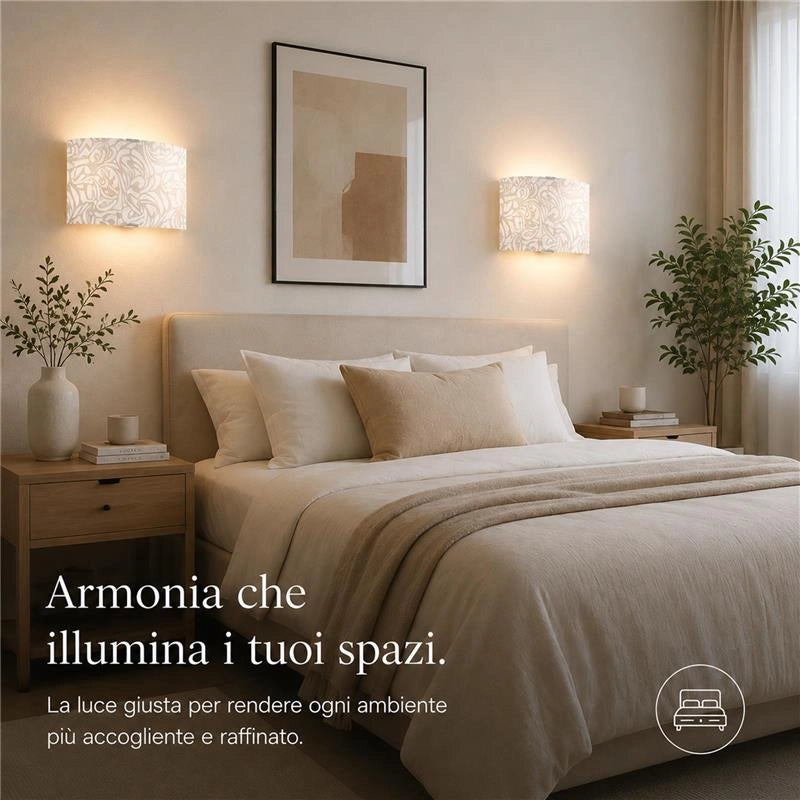 CORINNA LAMPADA APPLIQUE DA PARETE E27 1 LUCE