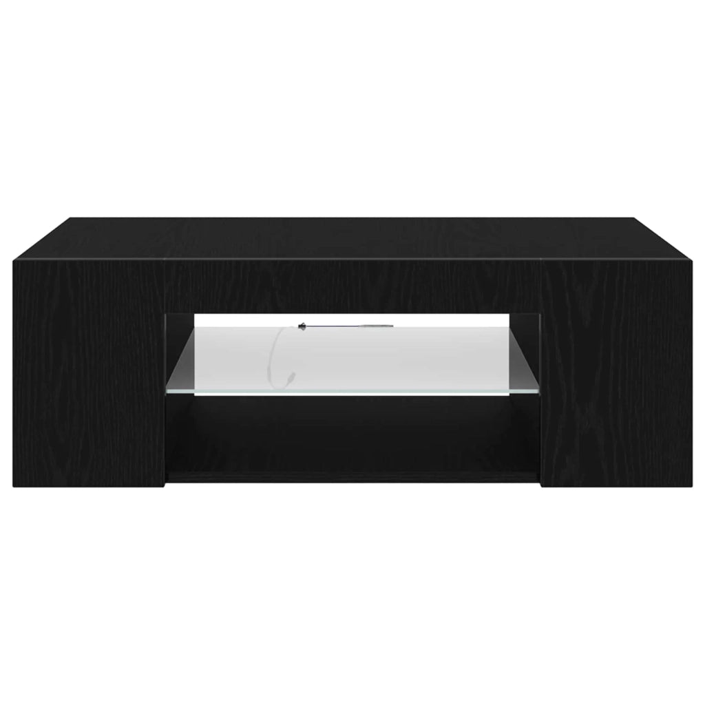 Mobile TV Rovere Nero 90 x 39 x 30 cm Legno multistrato 862562