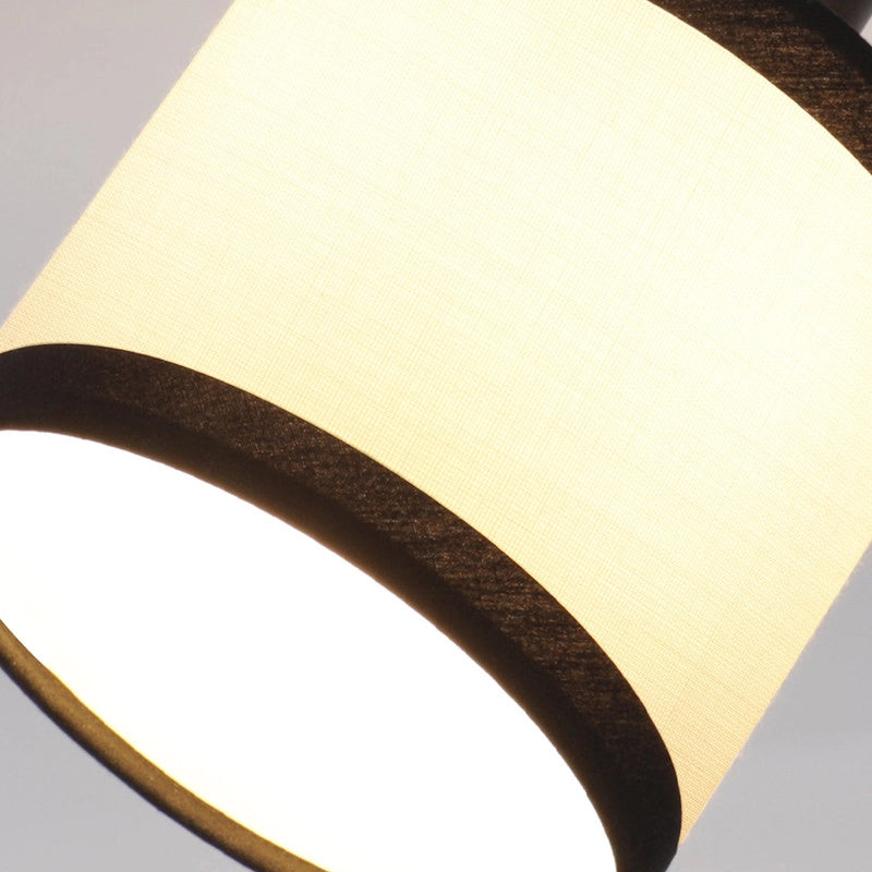ZMH Faretto da soffitto neri 2 luci E14 LED tessuto per corridoio senza lampadina