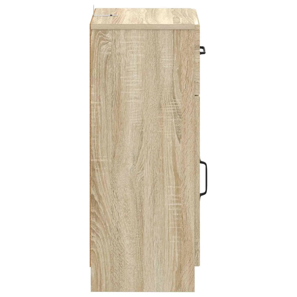 Mobiletto da Bagno UTRECHT Rovere Sonoma 30 x 31 x 77 cm 897707