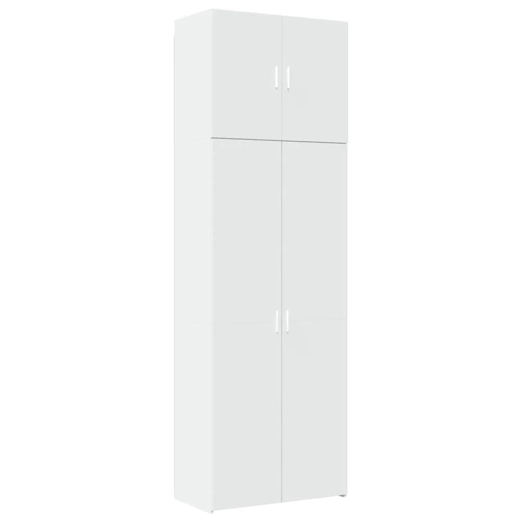 Credenza buffet cassettiera mobile contenitore organizer cucina soggiorno soggiorno alto 80 x 42,5 x 249 cm derivati ​​del legno bianco 02_0032776