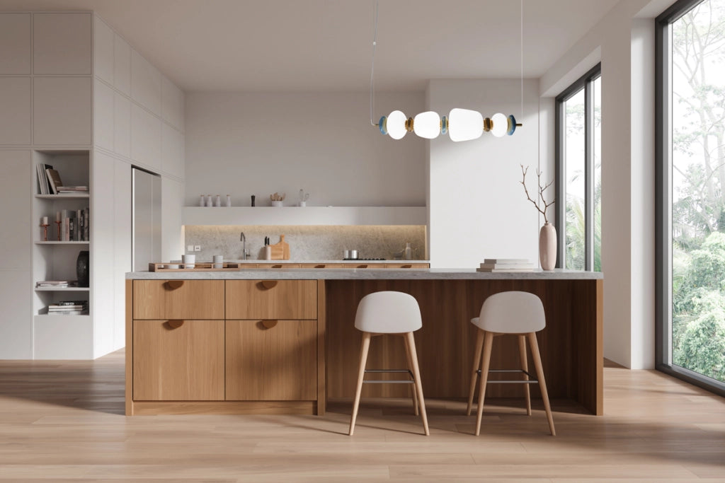 Sospensione Evans ottone vetro/ceramica LED 22W Italux