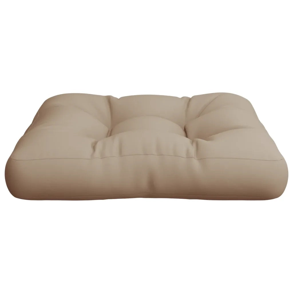 vidaXL Cuscino per Pallet Tortora 50x50x12 cm in Tessuto