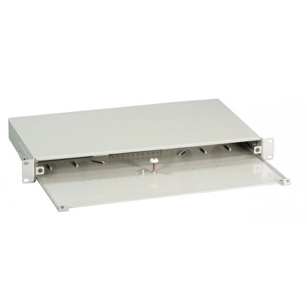 Box Ottico Versione Scorrevole 1U Senza Pannello Frontale Grigio