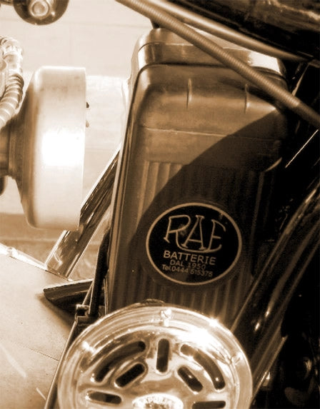 BATTERIA MOTO D' EPOCA RAE AGM 3LL2B VESPONE 6V 16Ah