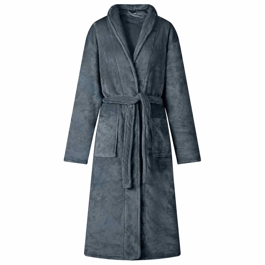 Accappatoio senza Cappuccio Blu navy l Flanella CFW6516651
