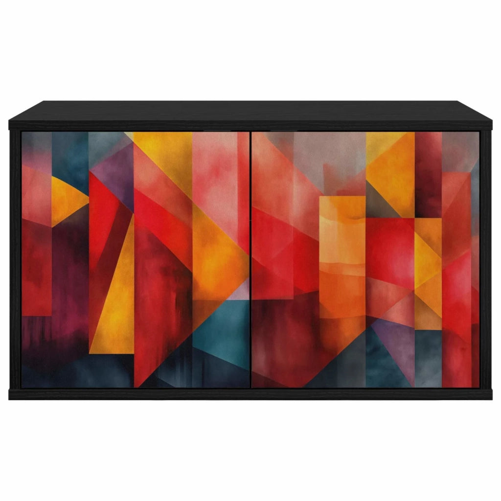 Mobile TV da Parete HEESCH 69 x 33 x 40 cm Rovere Nero 8007128