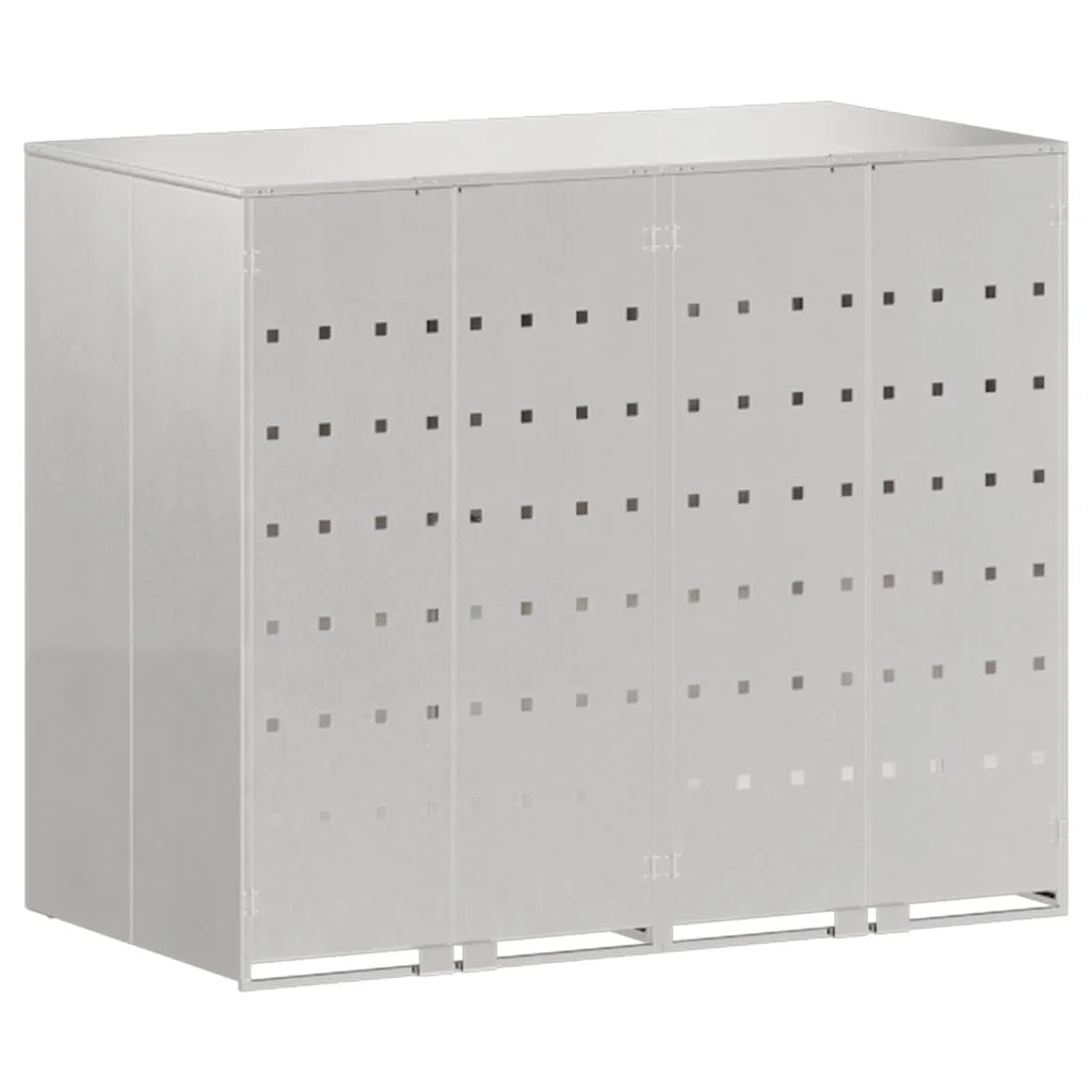 Contenitore per Rifiuti per 3 Bidoni 340 x 77.5 x 115.5 cm