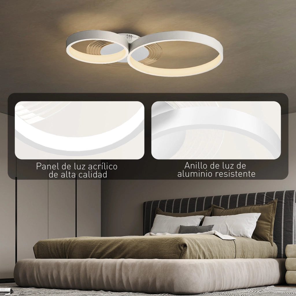 Lampada a soffitto LED 40W ¨C Xylo ¨C bianco 3000K/4000K/6500K