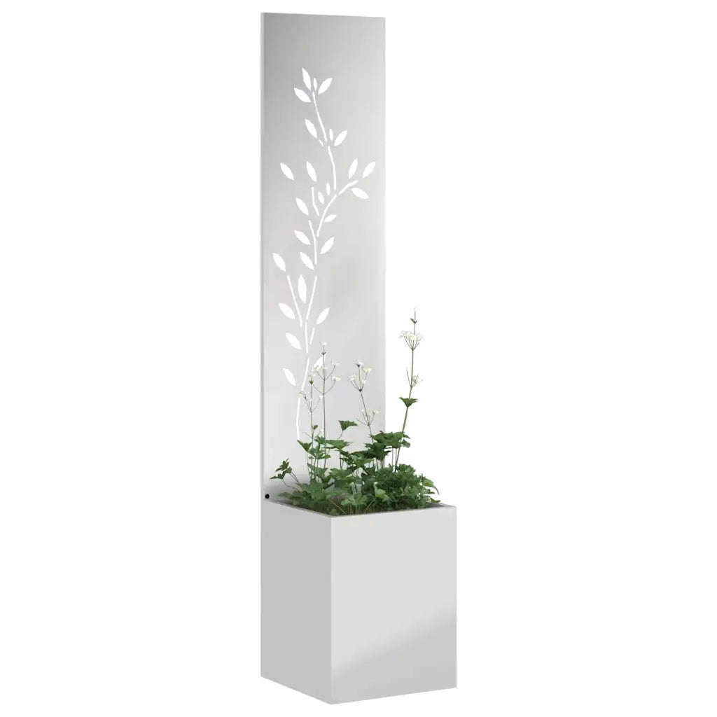 Schermo per privacy in giardino Argento 32 x 32 x 150 cm CFW9328999