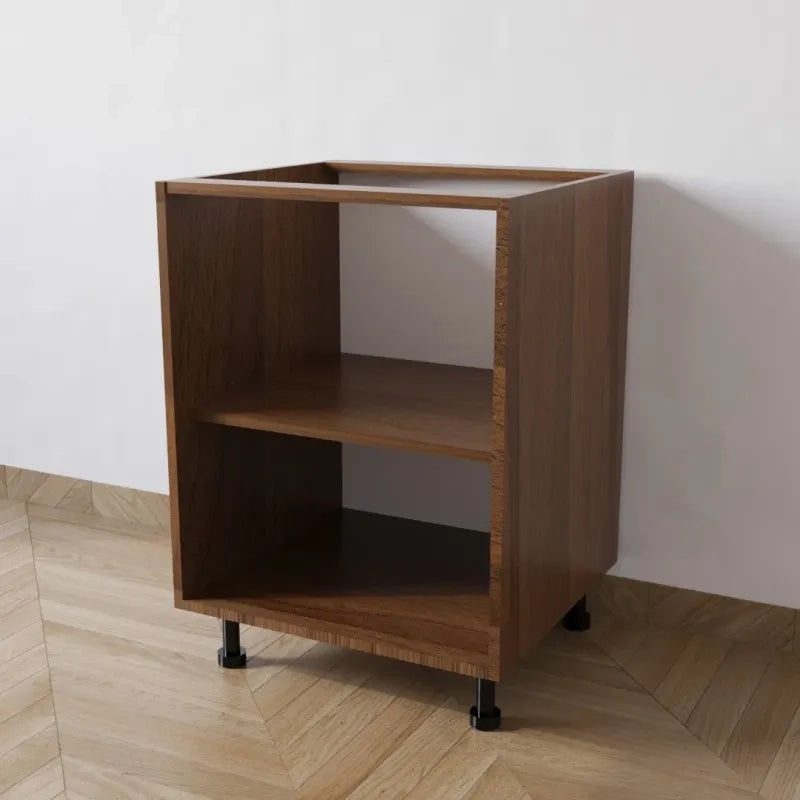 Mobile Base 60 Compreso Di Anta. H 72 Cm L 60 Cm P 55.5 Cm. Spedizione In Kit Noce